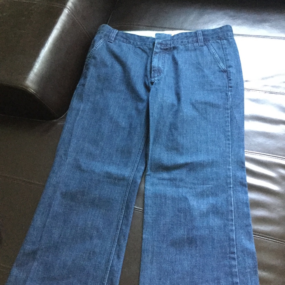 Old Navy Blue Jean  pants 14 Reg wide leg